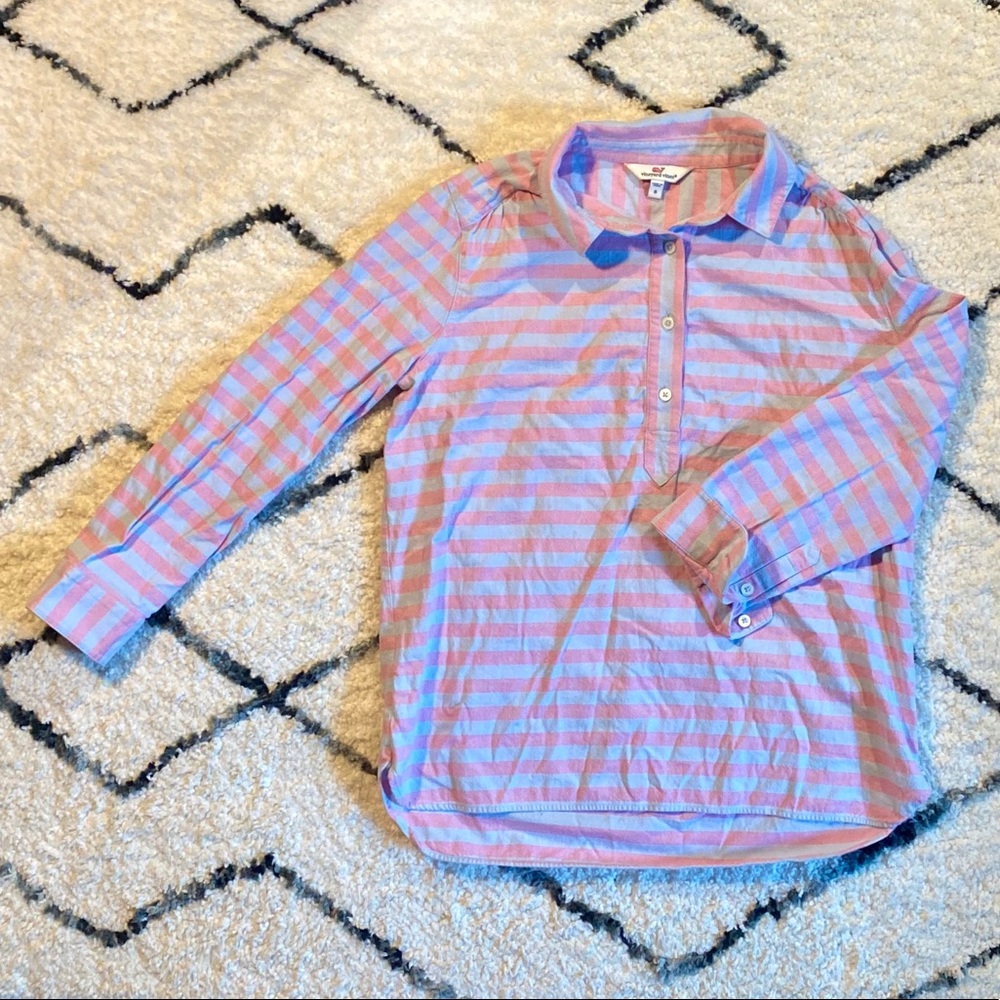 SALE🌟 Vineyard Vines Half Button Popover Tunic